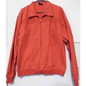 John Blair Men's Long Sleeve Full Zipper Red Rust